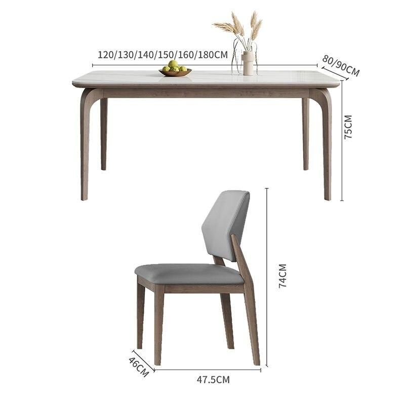 Luxury Minimalist Modern Dining Table Set for Home and Conference Furniture