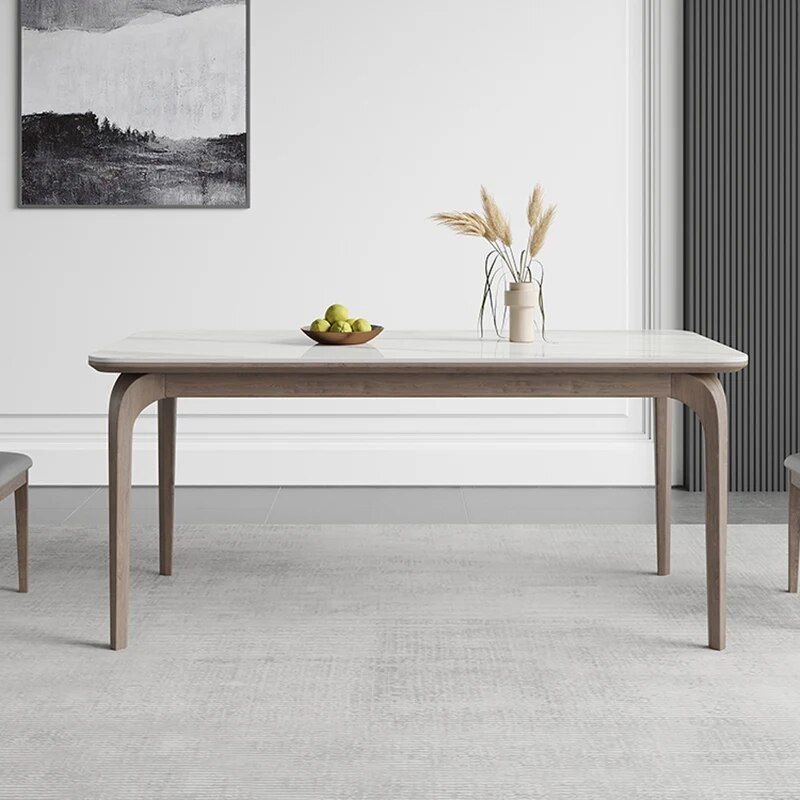 Luxury Minimalist Modern Dining Table Set for Home and Conference Furniture
