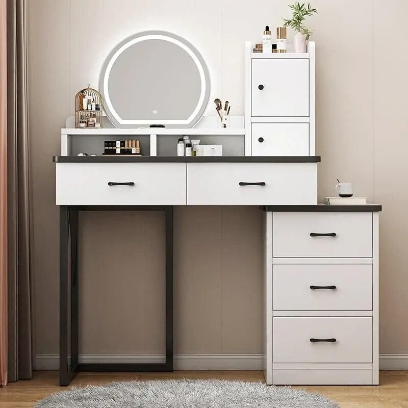 Luxury Nordic-Inspired Dressing Table & Stool Set – Elegant Modern Bedroom Vanity Bathroom Cabinet Bathroom Mirror Bowls Cat Chopping Boards christmas gift cat christmas gift dog Dog Furniture Kitchen Utensil Set