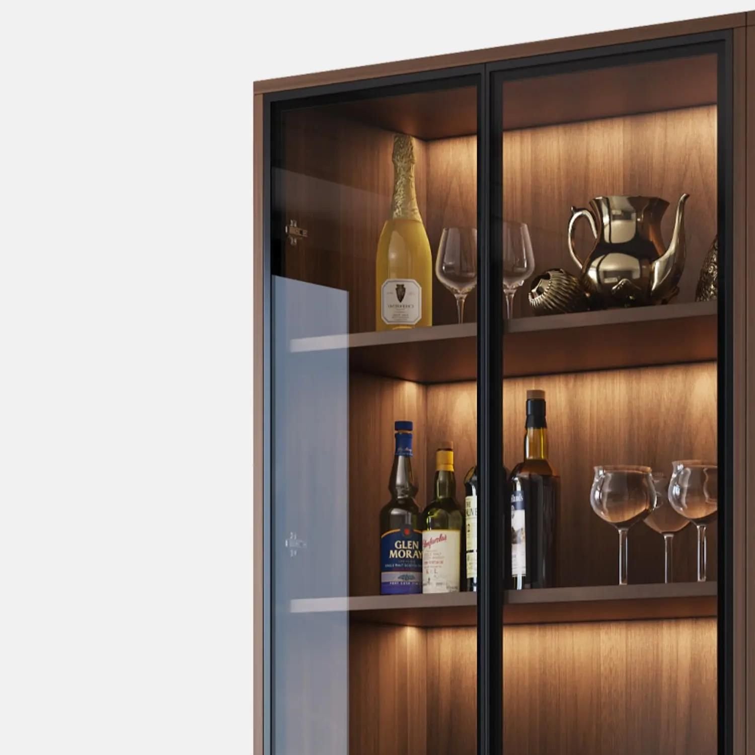Modern Minimalist Illuminated Wine and Liquor Display Cabinet Bathroom Cabinet Bathroom Mirror Bowls Cat Chopping Boards christmas gift cat christmas gift dog Dog Furniture Kitchen Utensil Set