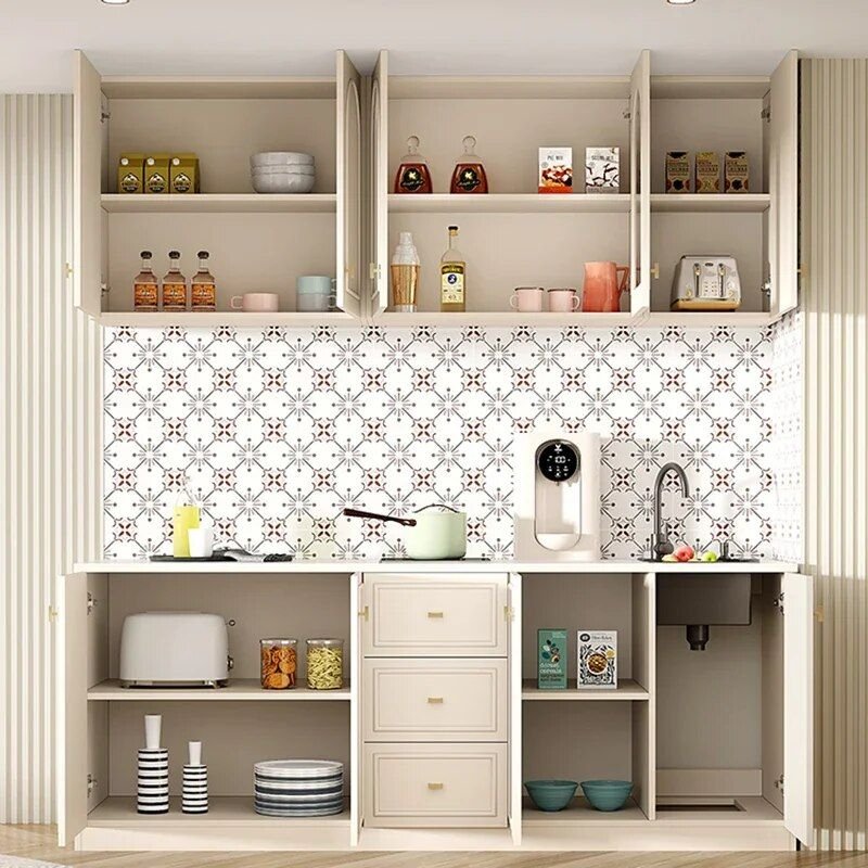 Modern Minimalist Sideboard with Artistic Drawers Furniture