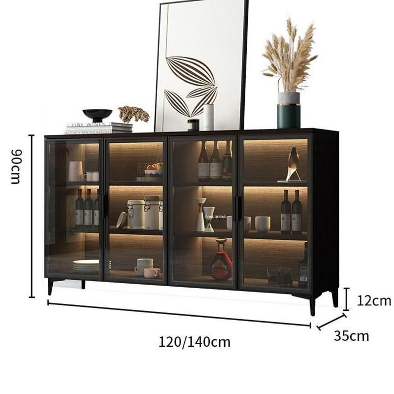 Modern Minimalist Solid Wood Sideboard for Elegant Home Storage Furniture