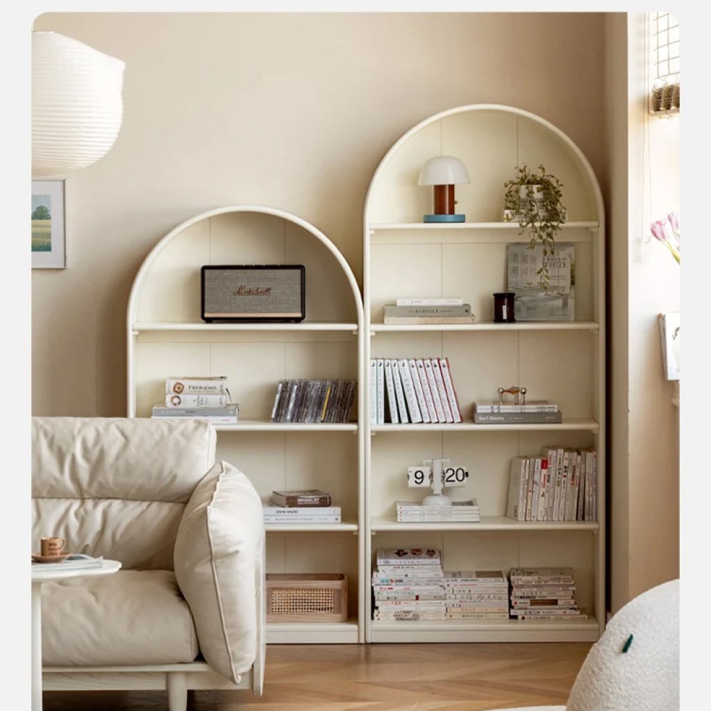 Modern Minimalist Wooden Bookcase for Living Room and Bedroom Furniture
