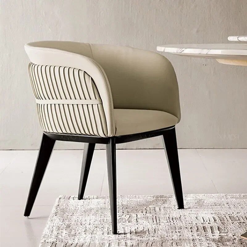 Modern Nordic Accent Luxury Leather Armchair - Elegant and Durable Home Furniture Bathroom Cabinet Bathroom Mirror Bowls Cat Chopping Boards christmas gift cat christmas gift dog Dog Furniture Kitchen Utensil Set