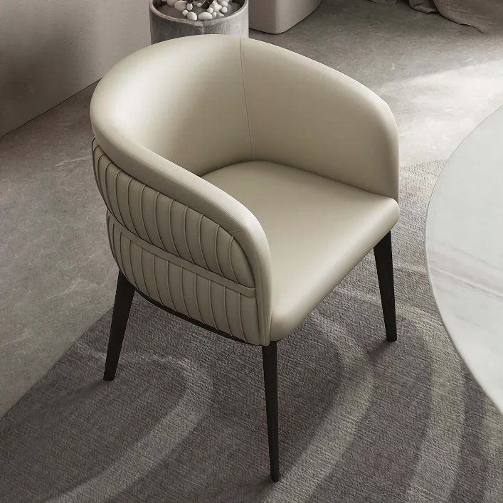 Modern Nordic Accent Luxury Leather Armchair - Elegant and Durable Home Furniture Bathroom Cabinet Bathroom Mirror Bowls Cat Chopping Boards christmas gift cat christmas gift dog Dog Furniture Kitchen Utensil Set