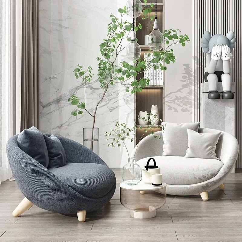Modern Nordic Leisure Chair - Ergonomic, Retro-Style Living Room Sofa Chair Bathroom Cabinet Bathroom Mirror Bowls Cat Chopping Boards christmas gift cat christmas gift dog Dog Furniture Kitchen Utensil Set