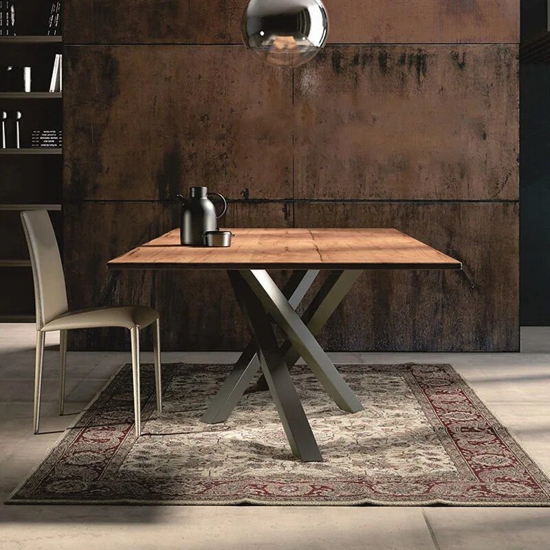 Modern Nordic Solid Wood & Carbon Steel Dining Table Set Bathroom Cabinet Bathroom Mirror Bowls Cat Chopping Boards christmas gift cat christmas gift dog Dog Furniture Kitchen Utensil Set