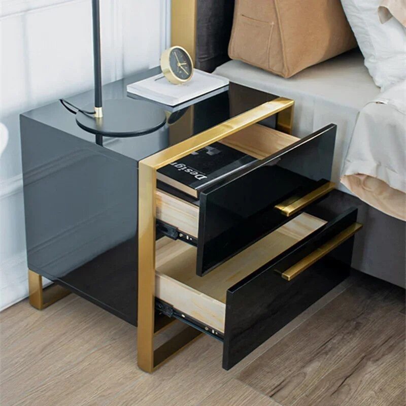 Modern Style Luxury Hotel Side Cabinet Nightstand Furniture