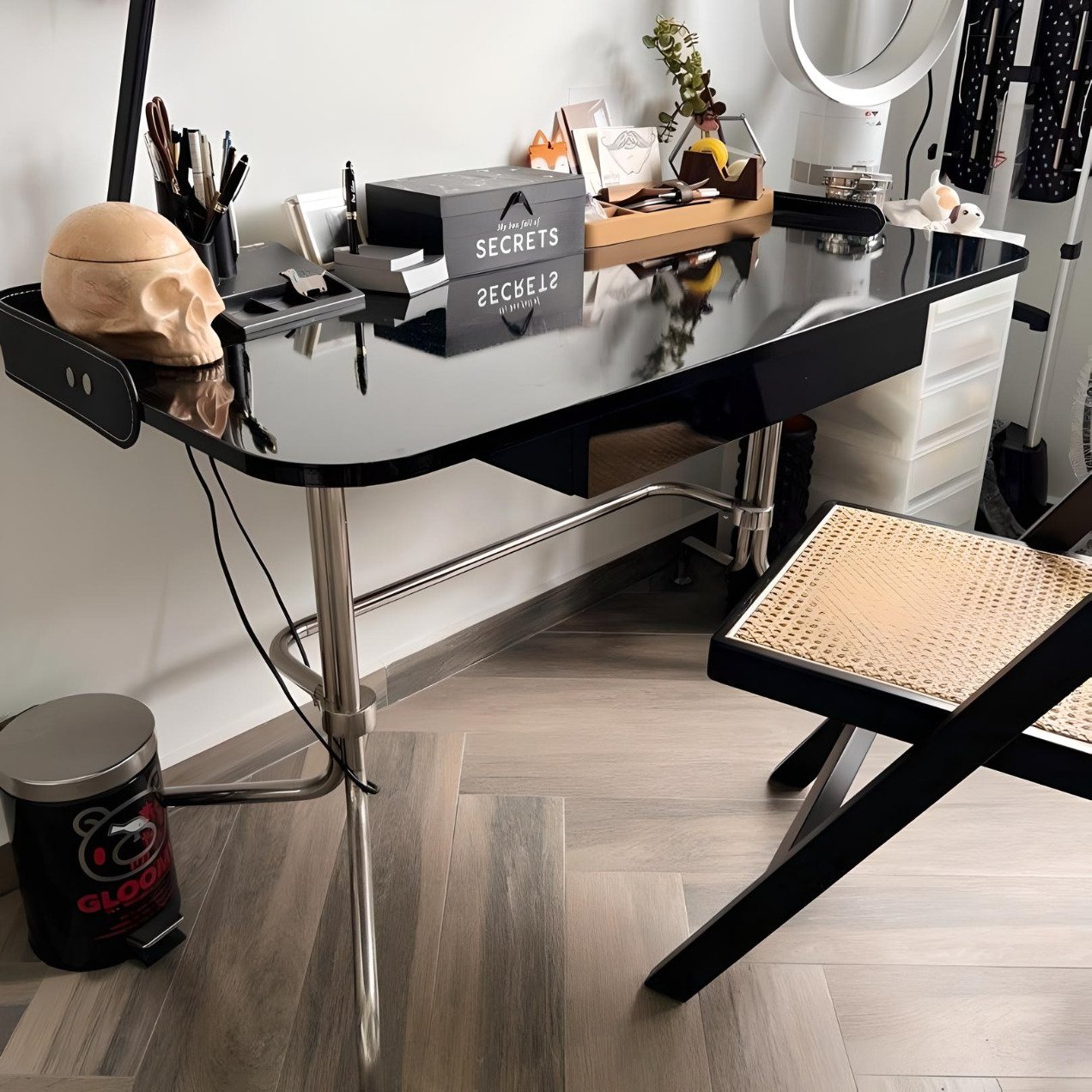 Multi-Purpose Stainless Steel Bauhaus Desk for Home and Office Bathroom Cabinet Bathroom Mirror Bowls Cat Chopping Boards christmas gift cat christmas gift dog Dog Furniture Kitchen Utensil Set